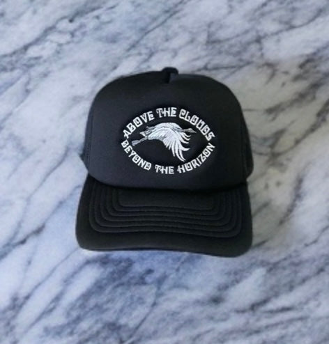 Above the Clouds Black Trucker