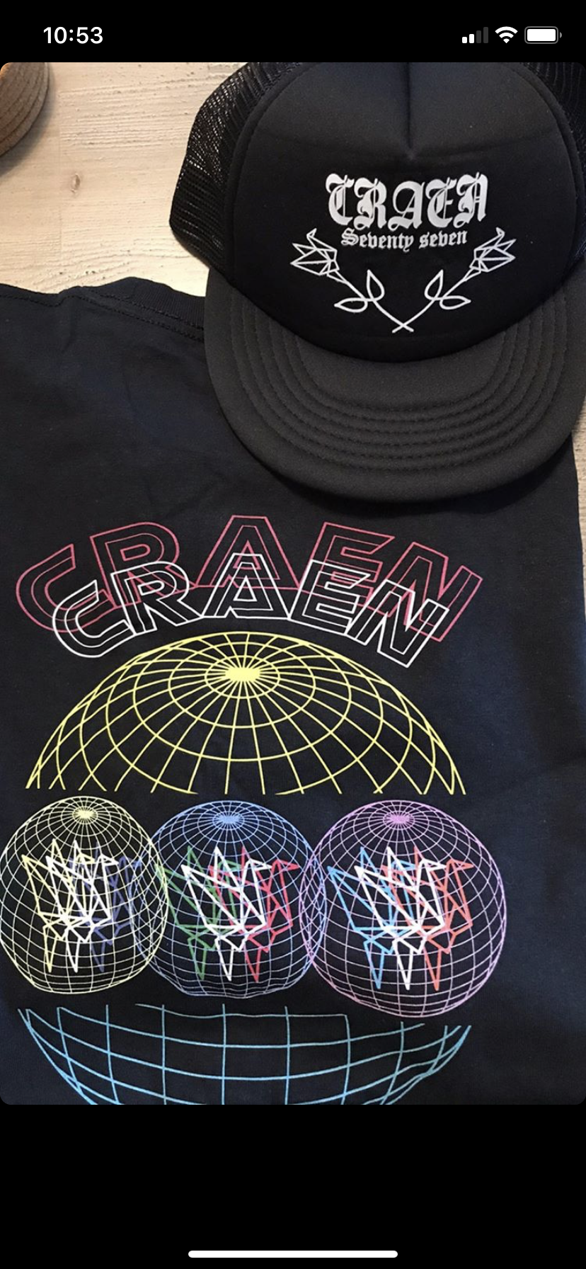 Cræn WW Black Tee