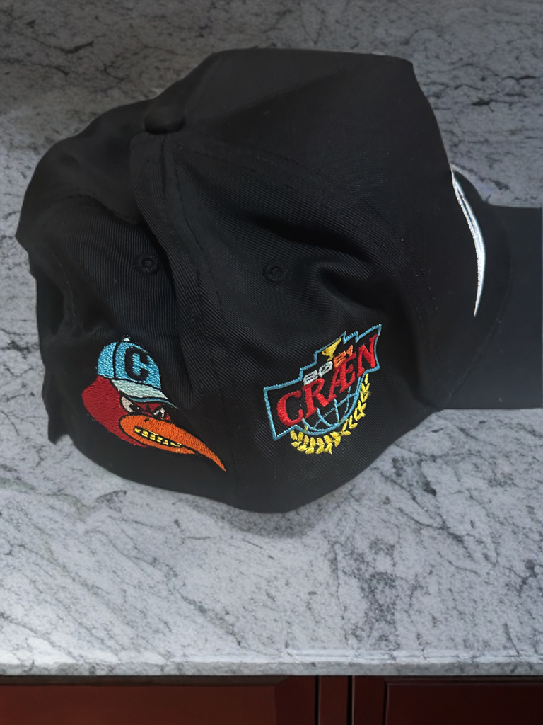 All Over Logo Craen Black Dad Cap