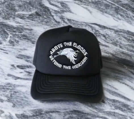 Above the Clouds Black Trucker