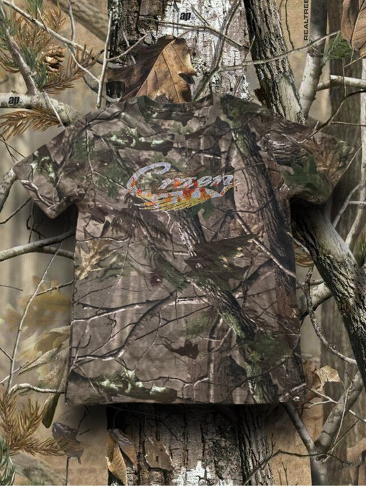 Hunter Camo Diamond Flame Tee